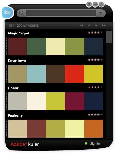 Adobe Kuler