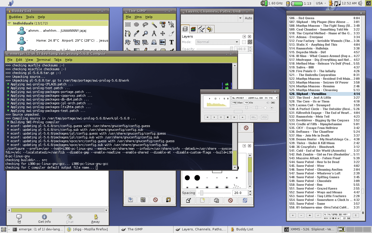 Xorg7 y Gnome-2.14